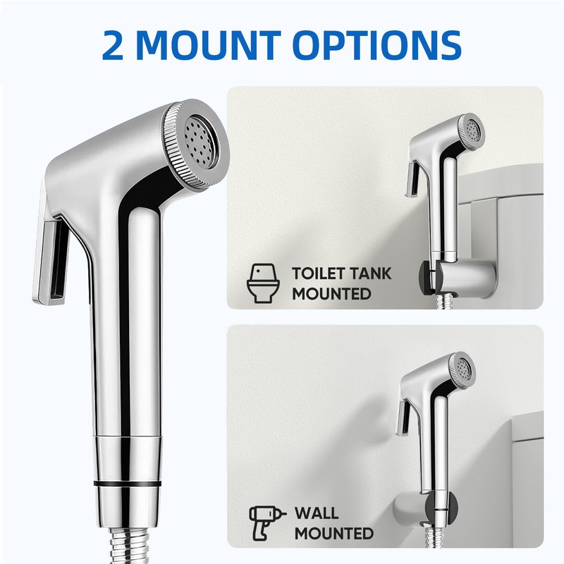 Handheld Toilet Bidet Sprayer for Adjustable Water Pressure Control，Toilet Shower