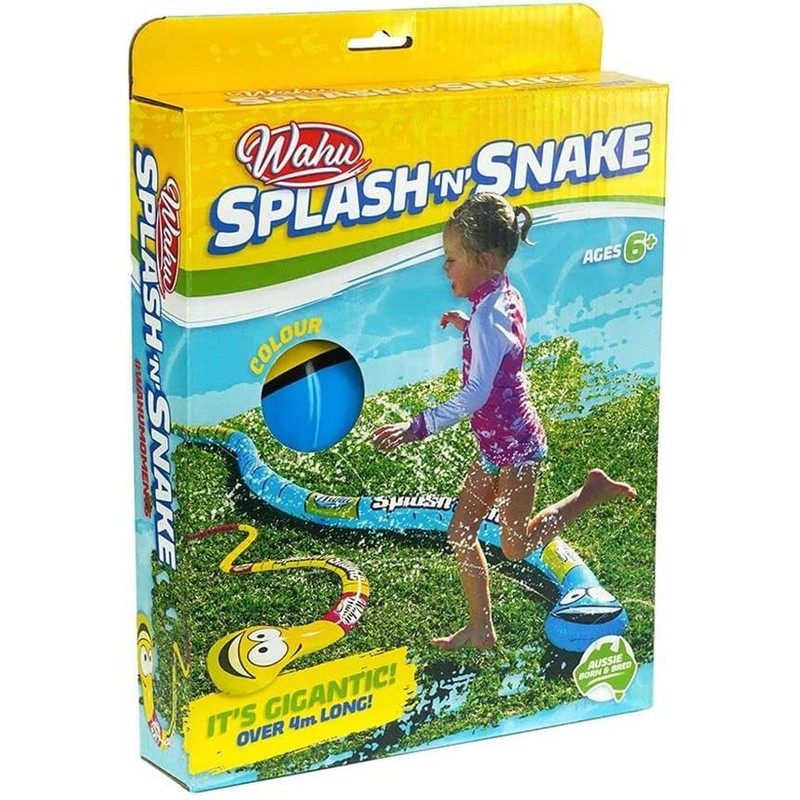 Wahu Splash'N Snake Yellow & Pink Assorted Colours