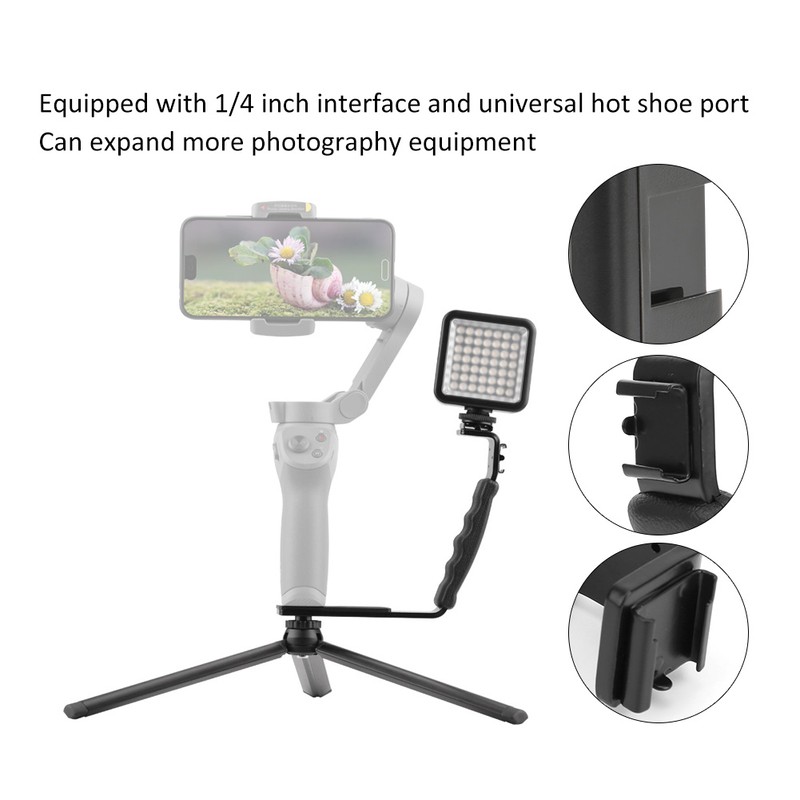 ABS 6000K Fill Light Desktop Tripod Handheld Ballhead Stabilizer Fixed