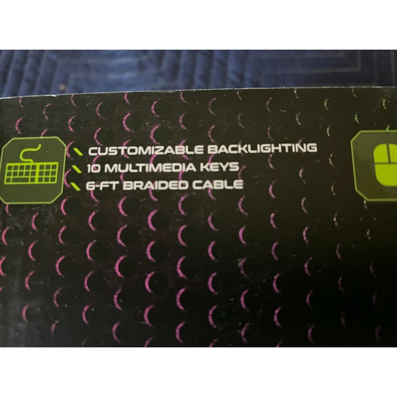 Hypergear Gaming Kit 4-in-1 Tactical Gear Ergonomic Keyboard / Mouse