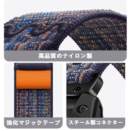 SQHYWJ - For Garmin Fenix 22 mm 26 mm nylon watch straps, for men and women, adjustable nylon sports watch strap