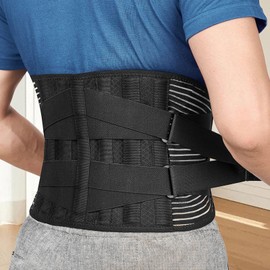 Lower Back Brace,Lumbar Back Brace Compression Belt | Elastic Posture Corrector Waist Protecting Adjustable Mesh Fabric for Men, Athletes, Women