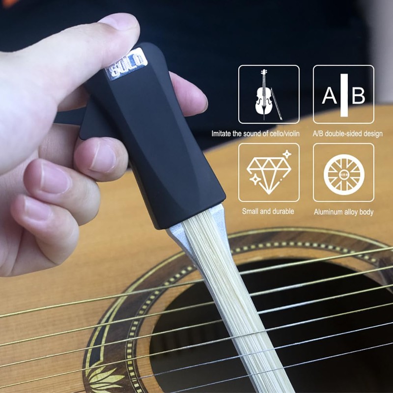 Guitar Bow, Make Guitar Sound Like Cello/Violin, 2 in1 Guitar