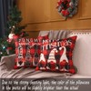 JOJOGOGO Christmas Decorations Gnome Christmas Pillow Covers 18x18 Set of