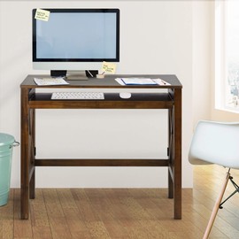 Casual Home Montego Pull Folding Desk, Warm Brown (New)