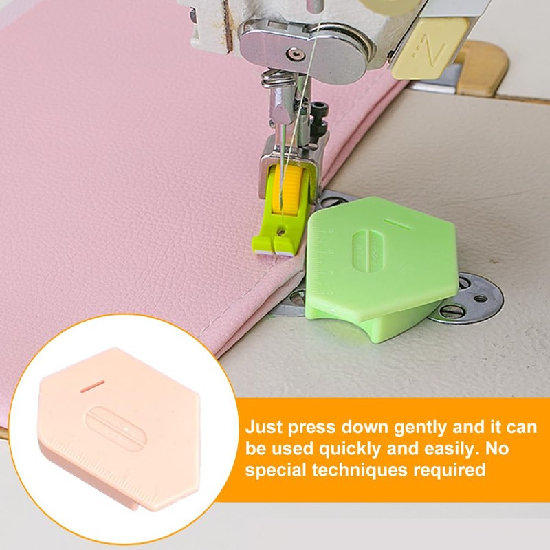 2 PCS Magnetic Seam Guide for Sewing Machine, Multifunctional Polygonal