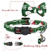 G-ficu 2 Pack Christmas Cat Collar Breakaway with Cute Bow