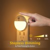 YUNLEX 2 Pack Plug in Night Light with 3 Lighting