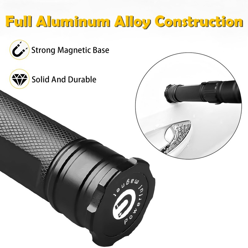 LED Rechargeable Work Light with 5 Selectable Lighting Modes, Featuring
