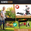 Home-Complete Raised Garden Bed - Planter Box with Storage Shelf