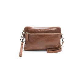 FRYE Women's Melissa Crossbody Wristlet Shoulder Bag, Cognac