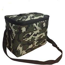 SERVICES Flexible Portable Fridge 8L Cool Bag Thermal Bag Camping Beach Drink Army Camouflage