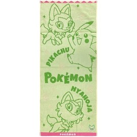 Hayashi FO207700 Face Towel, Approx. 13.4 x 31.5 inches (34 x 80 cm), Pokémon