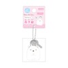Tees Factory SG-5541523SI Sumikko Gurashi Mascot Padlock Key Chain Shirokuma