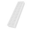 Rectangular Floral Centerpiece Clear Acrylic Flower Vase for Dining Table