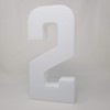 Free Standing - EPS Smooth Foam Numbers for Weddings, Cakes,