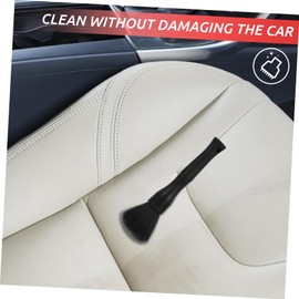 BUGUUYO 2pcs Automotive Detailing Brush Interior Cleaning Scratch Car Detailing Tools for Dashboard Vents and Engine Bay for Trucks and Cars
