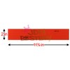 JDMBESTBOY DOT-C2 Conspicuity Reflective Tape Red 1 Foot Safety Warning