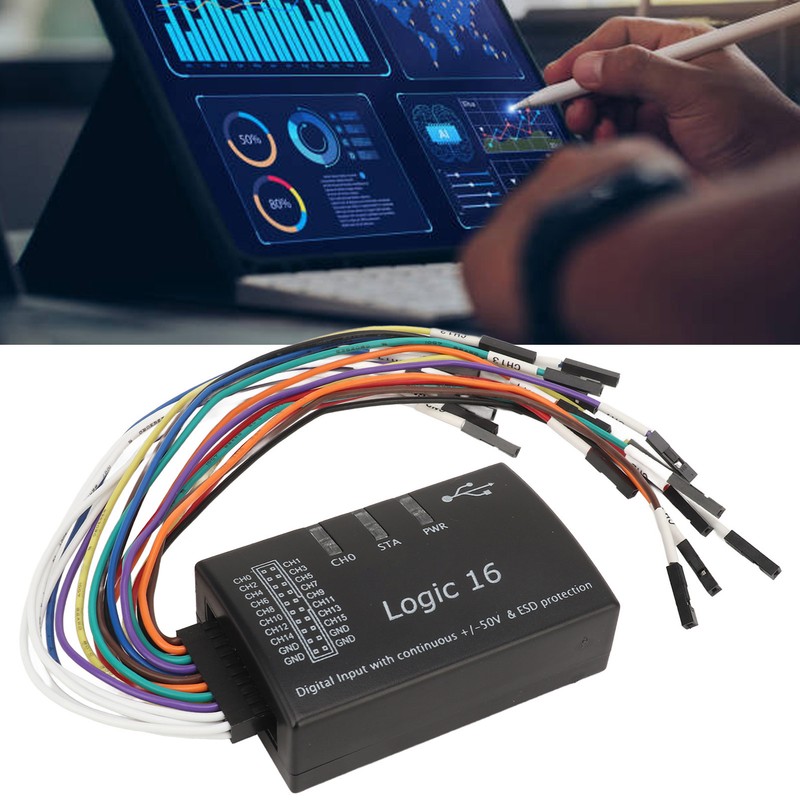 Logic Analyzer USB 16 Channel 100M Maximum Sampling Rate with