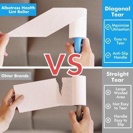 Mini Extra Sticky Lint Rollers for Travel - 150 Sheets Small Sized Portable Lint Removers for Pet Hair and Debris Pickup150