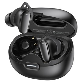 Bluetooth Earbuds Wireless Earphones Bluetooth 5.4 in-Ear Earbuds Headphones Built-in Mic, Touch Control, IPX6 Waterproof, Comfortable Fit, Type-C Charging, 25H Playback, Black