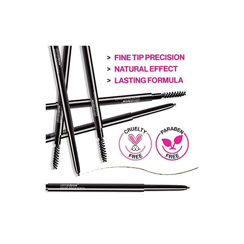 Wet n Wild Ultimate Brow Micro Lápiz para cejas, marrón