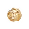 Kbrotech Brass Garden Hose Adapter, 3/4”GHT Male x 1/2”NPT Female
