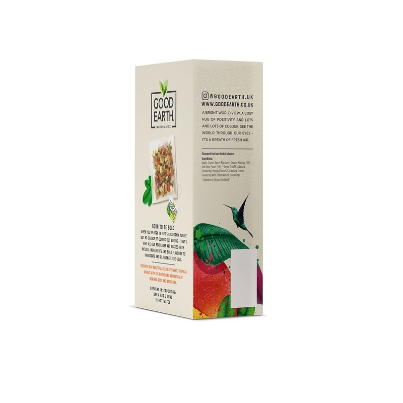 Good Earth Moringa Mango Tea – Refreshingly Natural - Herbal