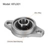 sourcing map 2pcs KFL001 Pillow Block Bearings 8mm Bore Bearing