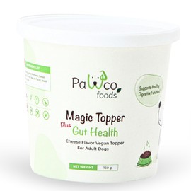 PawCo Magic Topper Gut Health - Dog Topper for Digestion with Postbiotics, Grain-Free Meal Enhancer for Digestive Support, 160g