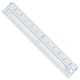 Westcott Plastic Ruler 12"-Zero Centering