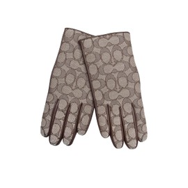 Coach SIGNATURE C LEATHER TECH GLOVE