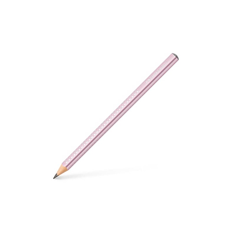 Faber-Castell Jumbo Sparkle Graphite Pencil - Rose Metallic