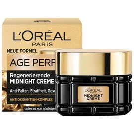 L'Oréal Paris Midnight Cream for Women: Regenerates Skin Overnight & Protects During the Day with Unique Antioxidant Regeneration Formula, Age Perfect Cell Renaissance, 1 x 50 ml