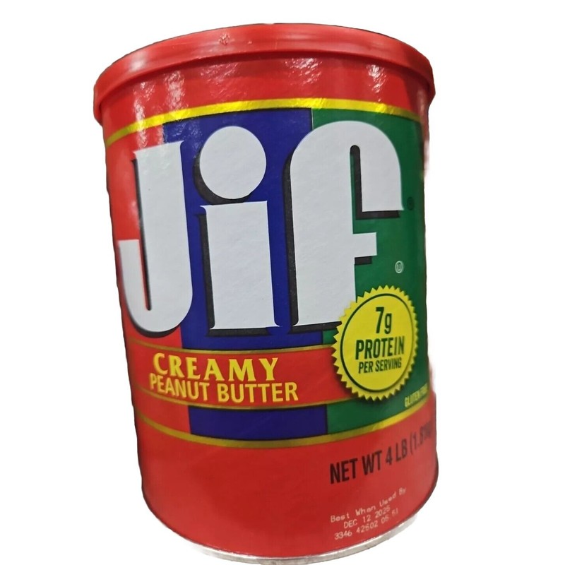 Jif Creamy Peanut Butter 4 Pounds
