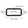 BIKICOCO Metal Rectangle Ring Buckles Square Strap Webbing Belt Rings
