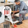 GWAEPU Detacheur Hook Wrench Set of 4 Adjustable Thread Wrench