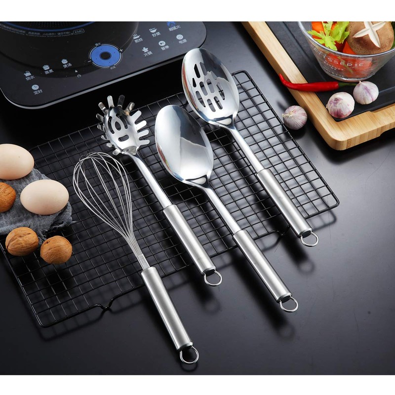 Berglander Cooking Utensil Set 12 Piece Stainless Steel Kitchen Tool