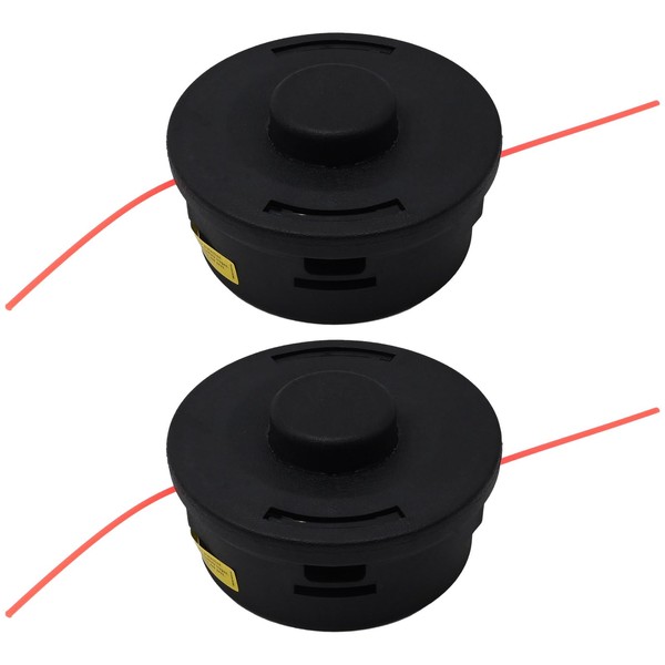 Hoypeyfiy 2Pcs Autocut 25-2 Strimmer Head with Strimmer Line Replacement