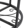 Chicken Feeder Metal Stand Indoor Outdoor Iron Flower Pot Holder