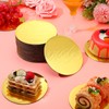 Newtay 100 Pcs 5 Inch Cake Board Round Mini Cardboard