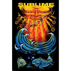 AllPosters Wall Poster Sublime- Sun & Fish, 24x36