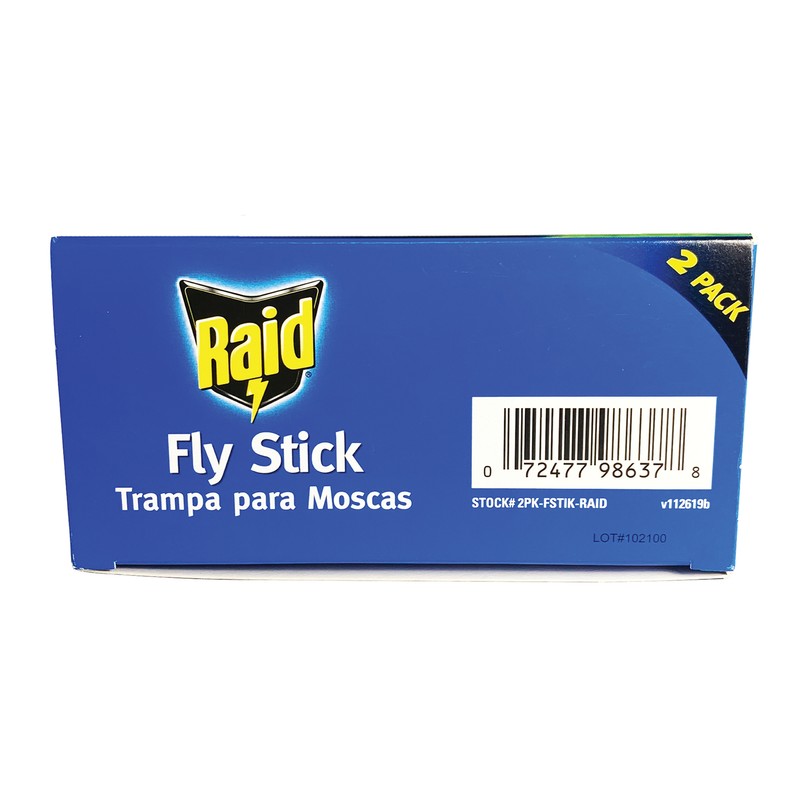 Raid® RAID 2PKFSTIK-RAID Jumbo Fly Stick (2 Pack) - 2