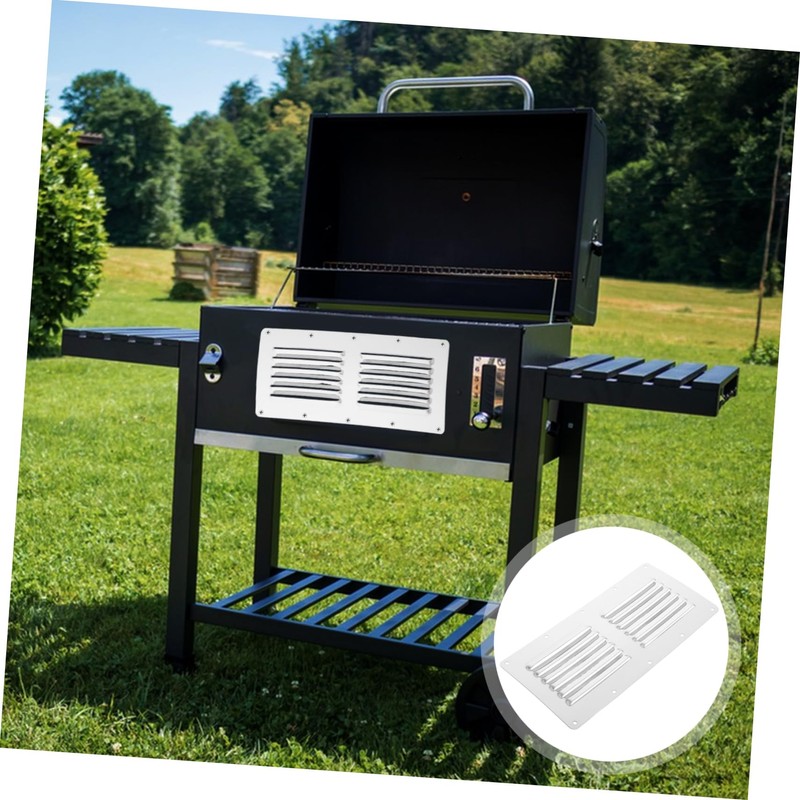 BESPORTBLE Sturdy Stainless Steel Louver Vent Grill Vent Cover for
