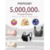 momcozy Seamless 4-in-1 Nursing Bra for Hands-Free Pumping, CozyFitClasp Pumping