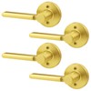 Probrico Gold Dummy Door Handles Interior French Door Handle Lever