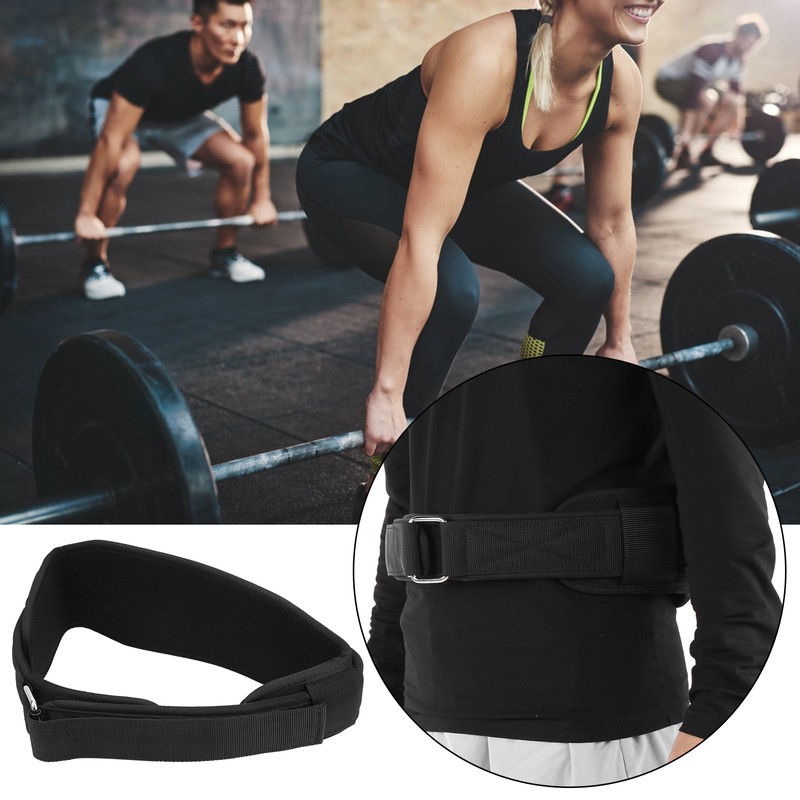 Nylon Weight Lifting Belt Fitness Strength Squat Training Bodybuilding Waist