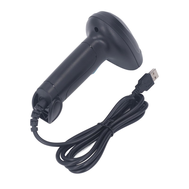 Wired Barcode Scanner High Accuracy Quick Response Smart Voice QR