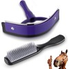 Enhon Sweat Scraper for Horses Mane and Tail Brushes for