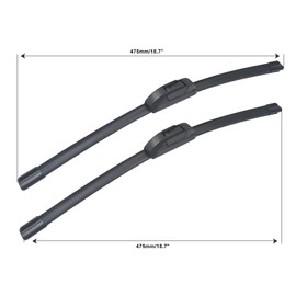 19"+19" Windshield Wiper Blade for Liberty 2002-2012, Sequoia 2001-2007, Tundra 2000-2006 Wiper Blades Essuie Glace All Season 19 Inch (Pack of 2)